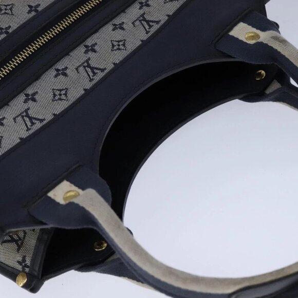 LOUIS VUITTON Monogram Mini Sac Catherine Hand Bag Navy - Picture 7 of 16